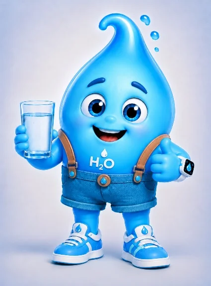 Ошик со стаканом воды